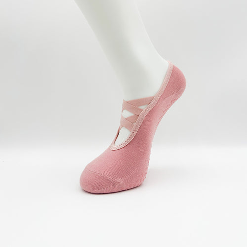 Cross Strap Pilates Socks